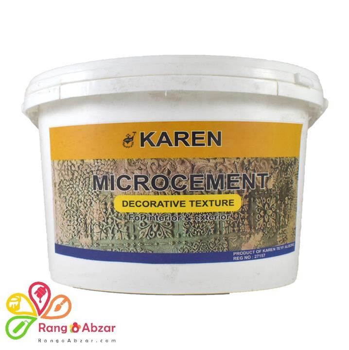 خمیر میکروسمنت (طرح بتن) کارن – دبه 12 کیلویی